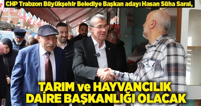 TARIM ve HAYVANCILIK DAİRE BAŞKANLIĞI OLACAK