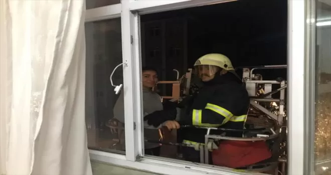 Taşköprü'de öğrenci pansiyonunda yangın tatbikatı