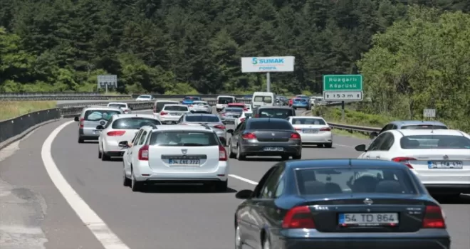 Tatilciler dönüş yolunda