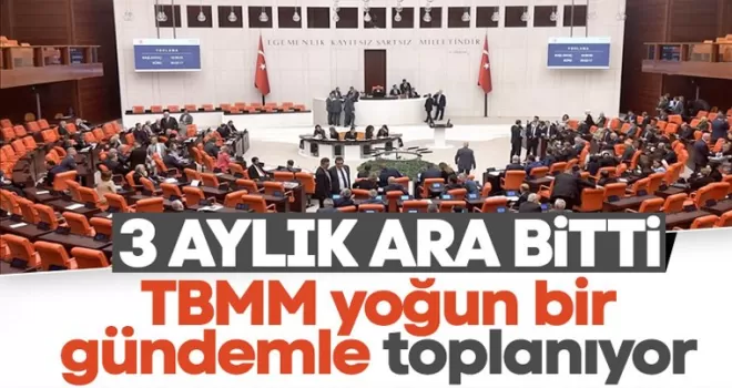 TBMM 6. Yasama yılı bugün başlıyor