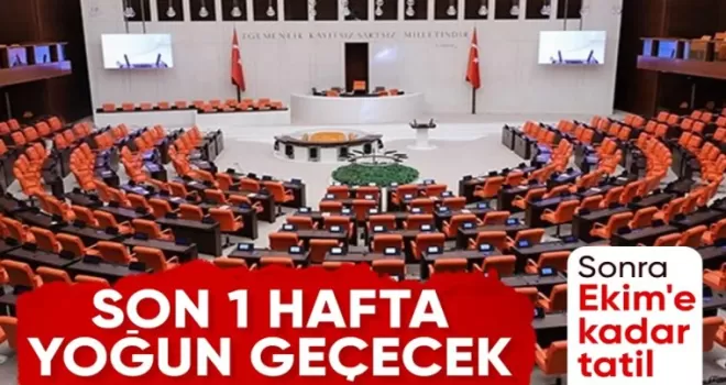 TBMM, yeni haftayı yoğun mesai ile karşılayacak