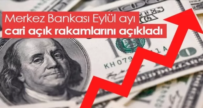 TCMB Eylül ayı cari açık rakamlarını açıkladı!