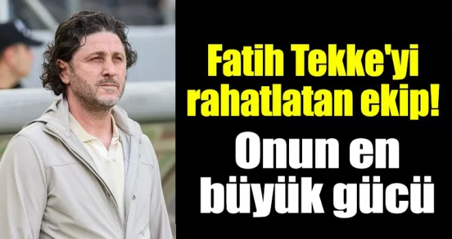 Tekke’yi rahatlatan ekip!