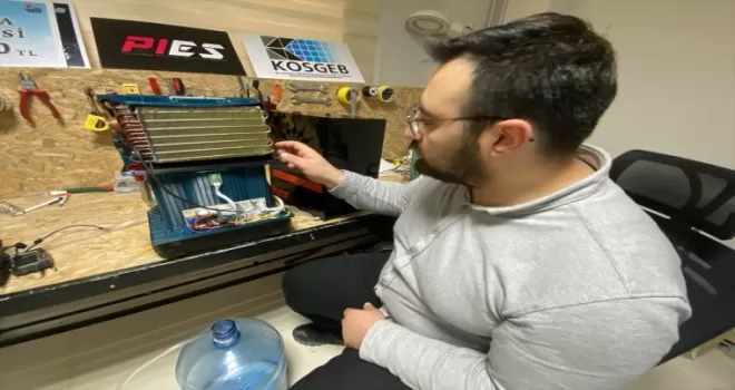 TEKNOFEST'in başarılı takımı "nemden su üreten makine" imal etti