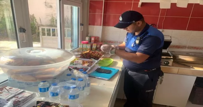 Terme’de okul kantinlerine denetim