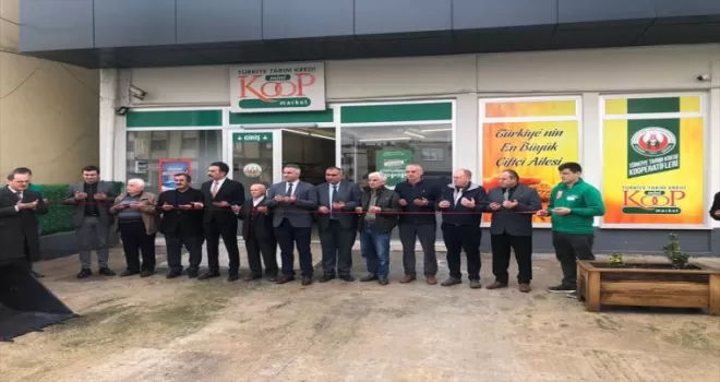 Terme'de Tarım Kredi Kooperatif Mini Market açıldı