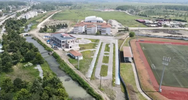Terme’de Yaşam Merkezi ve Pideevi çalışmaları hızlandı