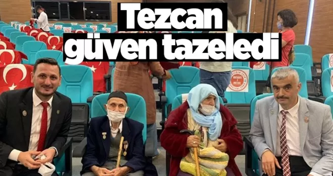 Tezcan güven tazeteledi