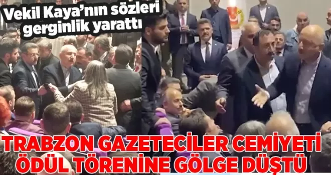 TGC ödül töreninde CHP’li Ahmet Kaya siyaset yaptı! Ortam gerildi