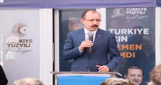 Ticaret Bakanı Muş, Samsun’da seçim koordinasyon merkezinin açılışında konuştu: