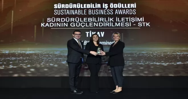 TİKAV’ın eğitim projesine “Sürdürülebilir İş Ödülleri 2023“ten ödül