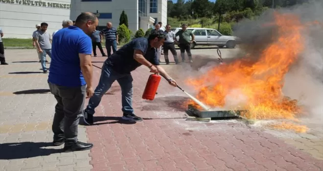 TOGÜ’de yangın tatbikatı yapıldı