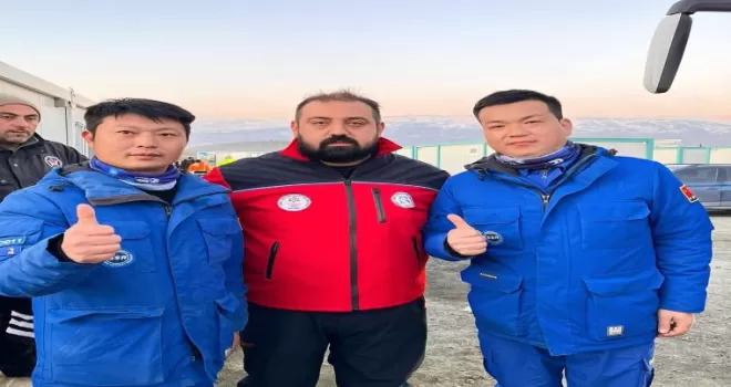 TOGÜ itfaiyecilik ekibi deprem bölgesinde