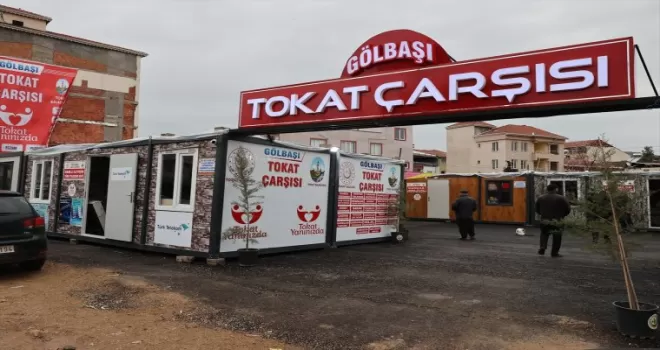 Tokat Çarşısı, Gölbaşı’nda hizmet vermeyi sürdürüyor