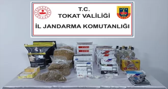 Tokat’ta 5 bin 560 makaron ele geçirildi