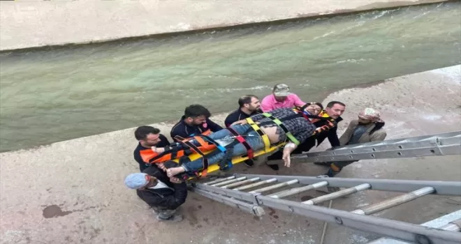 Tokat’ta Behzat Deresi’ne düşen kişi yaralandı
