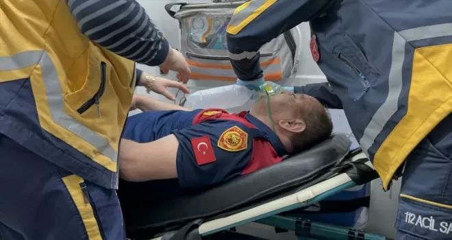 Tokat’ta dumandan etkilenen itfaiye eri hastaneye kaldırıldı
