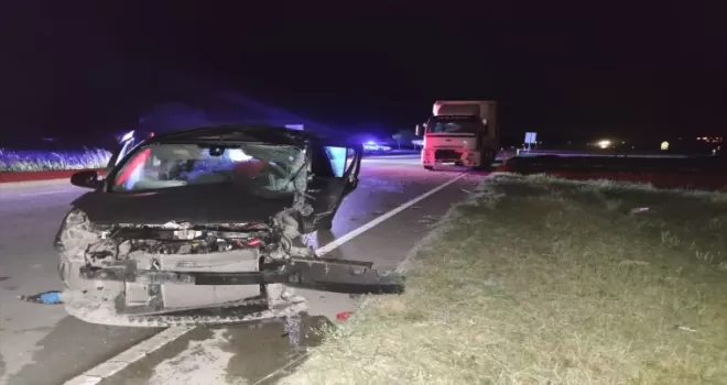 Tokat’ta kamyonla çarpışan otomobilin sürücüsü öldü
