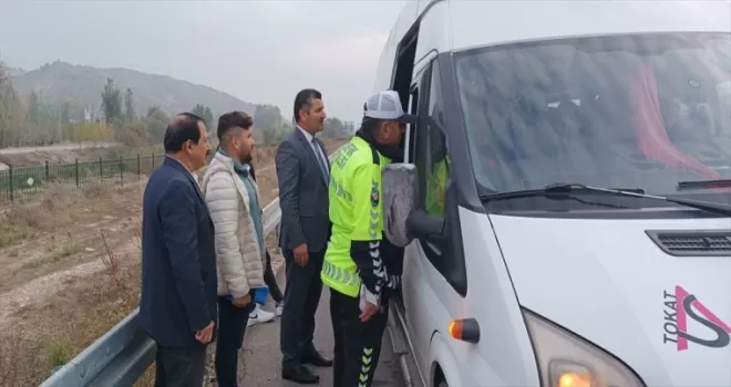 Tokat’ta okul servisleri denetlendi