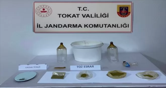 Tokat'ta uyuşturucu operasyonunda 4 şüpheli yakalandı