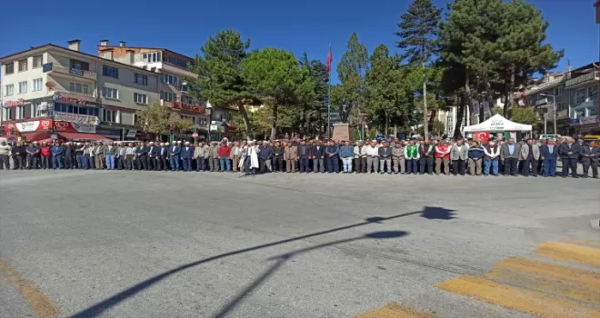 Tosya’da, Filistin’de hayatını kaybedenler için gıyabi cenaze namazı kılındı