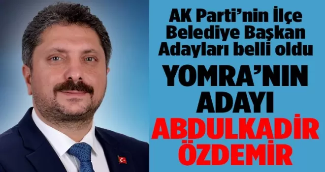 Trabzon AK Parti’de ilçe belediye başkan adayları belli oldu!