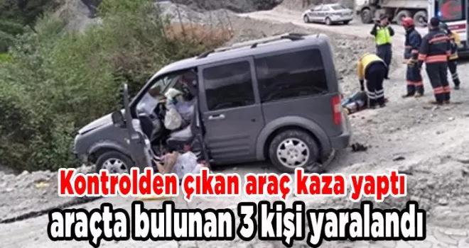 Trabzon Araklı’da trafik kazası