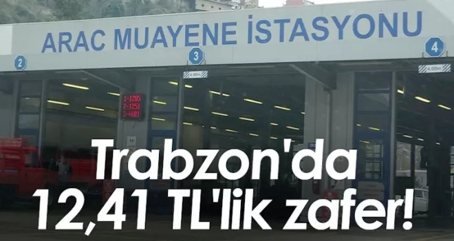Trabzon’da 12,41 TL’lik zafer!