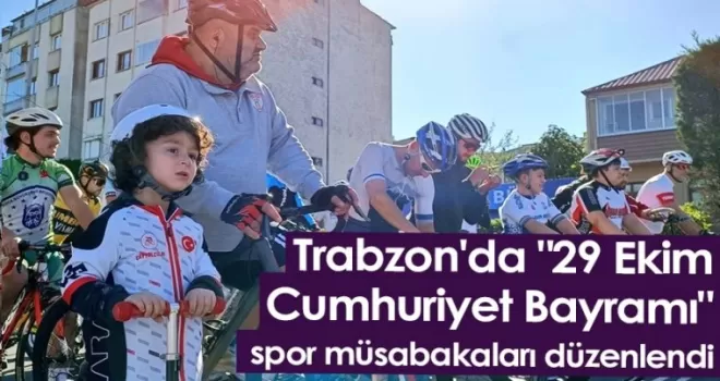Trabzon'da “29 Ekim Cumhuriyet Bayramı“ spor müsabakaları düzenlendi