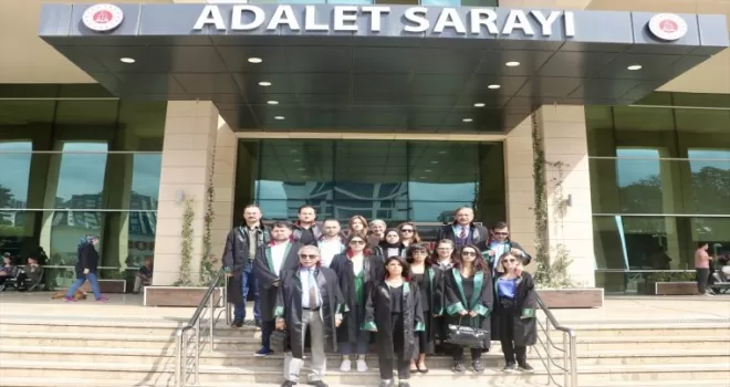Trabzon’da avukatlara yönelik saldırılar protesto edildi