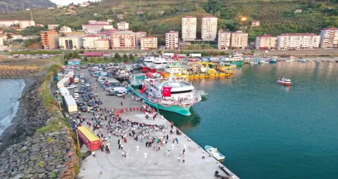 Trabzon’da balık avı sezonunun açılışı dolayısıyla tören düzenlendi