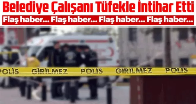 Trabzon’da Büyükşehir Belediyesi Çalışanı İntihar Etti
