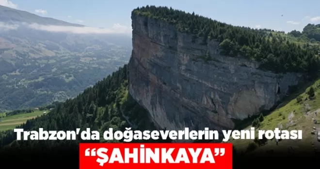 Trabzon’da doğaseverlerin yeni rotası Şahinkaya