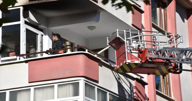 Trabzon’da ev yangını