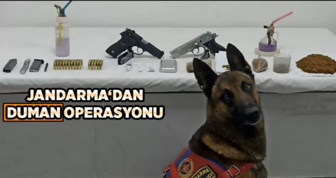 Trabzon’da jandarmadan “duman“ operasyon