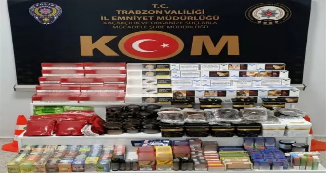 Trabzon'da kaçak tütün operasyonunda 1 şüpheli yakalandı