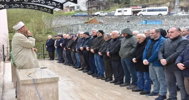 Trabzon’da kazada hayatını kaybeden kişi defnedildi