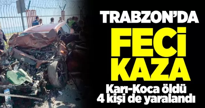 Trabzon'da kazadan acı haber! 2 kişi hayatını kaybetti
