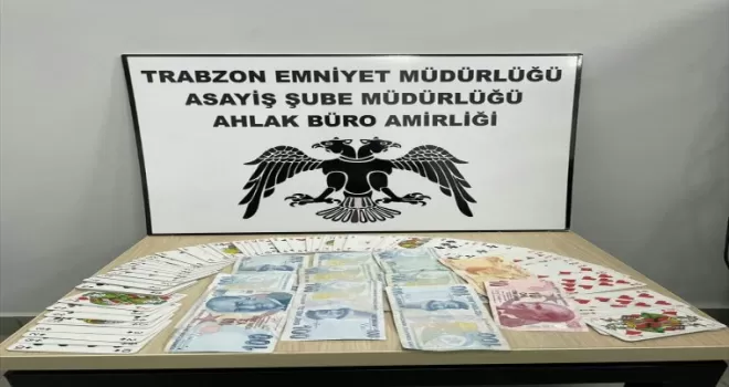 Trabzon’da kumar operasyonunda 5 kişi yakalandı