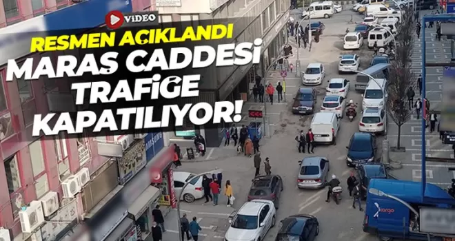 Trabzon'da Maraş Caddesi trafiğe kapatılıyor!