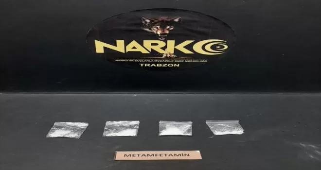 Trabzon'da narkotik operasyonlarında 4 kişi gözaltına alındı