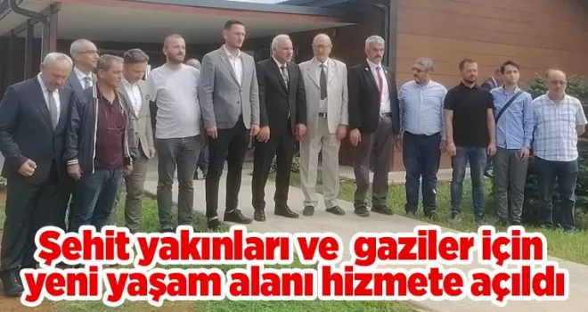 Trabzon'da şehit yakınları ve gaziler için yeni yaşam alanı hizmete açıldı