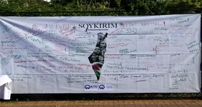 Trabzon’da terör ve Gazze saldırılarına tepki