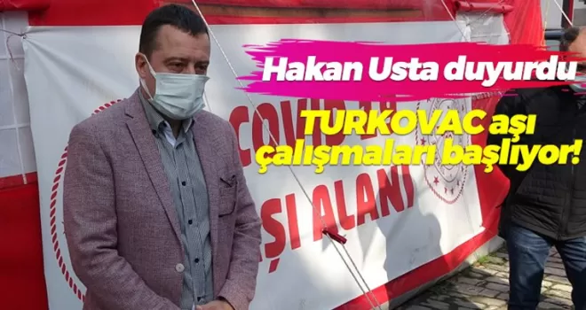 Trabzon'da TURKOVAC aşı çalışmaları başlıyor!