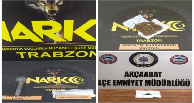 Trabzon’da uyuşturucu operasyonunda 12 kişi yakalandı