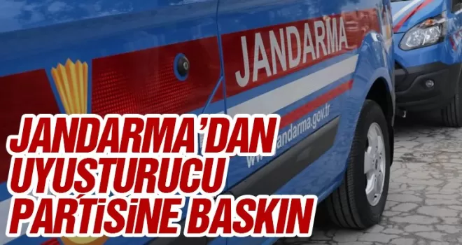 Trabzon’da uyuşturucu partisine baskın