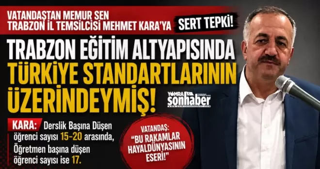 Trabzon eğitim altyapısında Türkiye standartlarının üzerindeymiş!