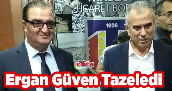 Trabzon Ticaret Borsası’nda seçim heyecanı! Eyyüp Ergan Güven tazeledi