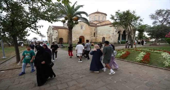 Trabzon’un turist sayısı geçen yılın 7 ayına göre yüzde 43 arttı