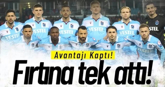 Trabzonspor 1 - Kayserispor 0 (Maç Sonucu)